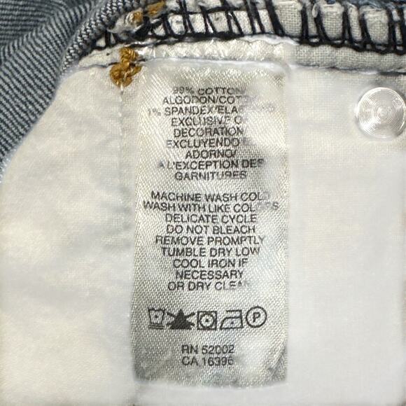 Vintage DKNY Jeans Womens Low Rise Bootcut Pants Size 3 Y2k Med Wash 90s Grunge - Picture 9 of 9